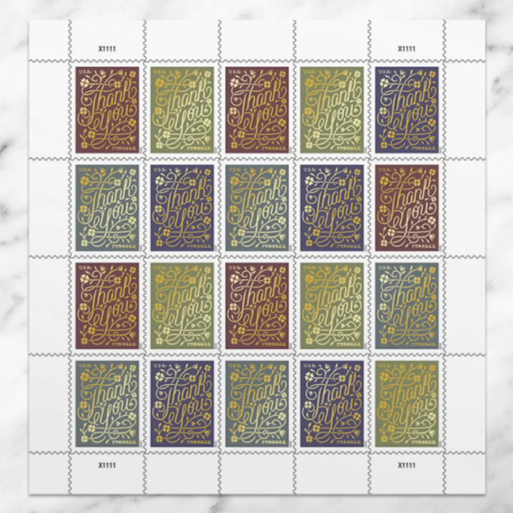 (2020) USPS Thank You Forever Postage Stamps