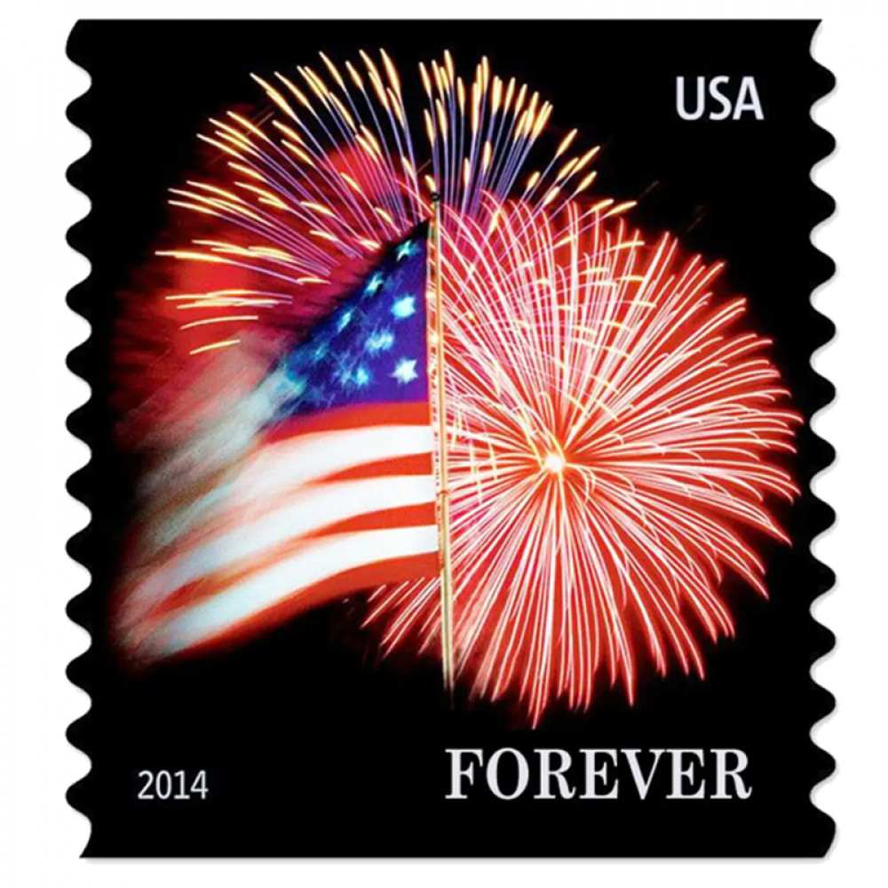 (2014) USPS American Star-Spangled Flag Forever Stamps
