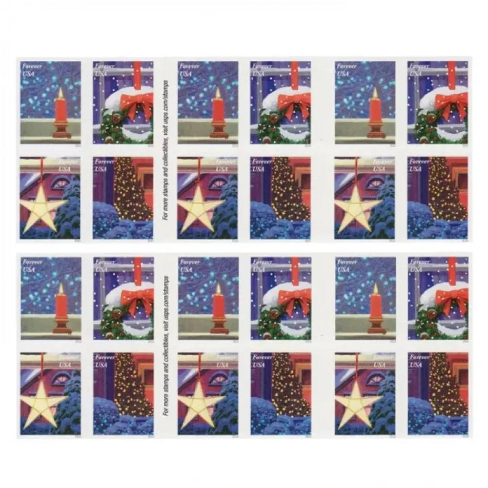 (2016) USPS Holiday Windows Forever Stamps