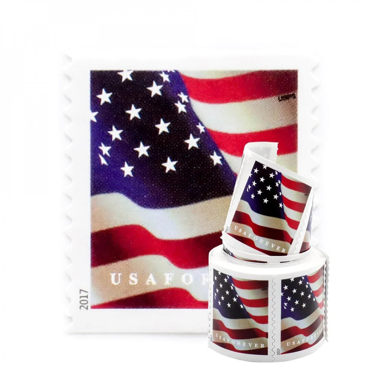 (2017) USPS Forever American Flag Stamps